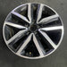 18" JETTA 12-14 , 18x7.5 , 10 spoke, silver Original OEM Wheel Rim - Side Profile