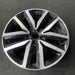 18" JETTA 12-14 , 18x7.5 , 10 spoke, silver Original OEM Wheel Rim - Close-Up Detail