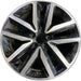 18" JETTA 12-14 , 18x7.5 , 10 spoke, silver Original OEM Wheel Rim - Front View