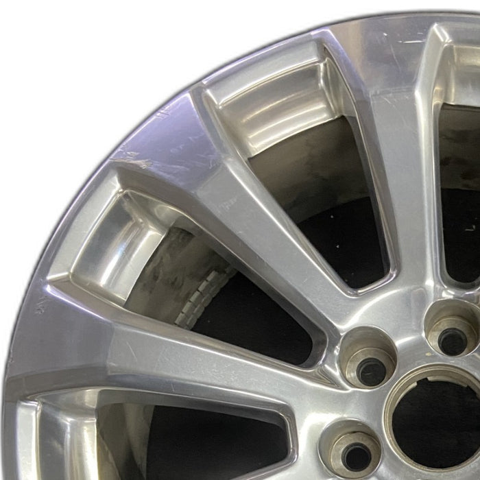 22" SIERRA 1500 PICKUP 19 22x9 10 spoke opt RVA Thail built Original OEM Wheel - Angle View