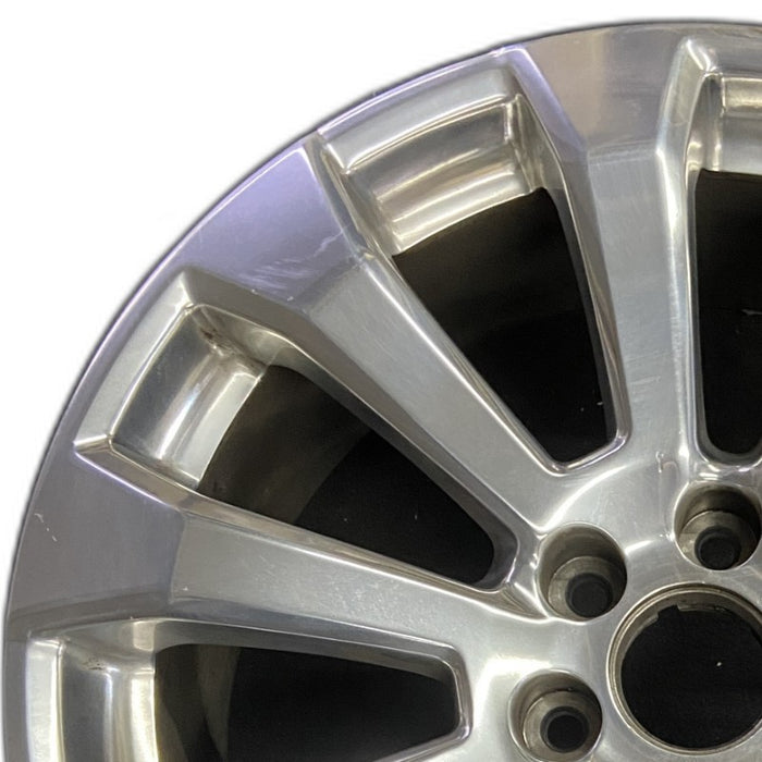 22" SIERRA 1500 PICKUP 19 22x9 10 spoke opt RVA Thail built Original OEM Wheel - Angle View
