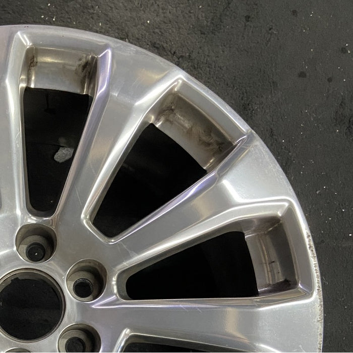 22" SIERRA 1500 PICKUP 19 22x9 10 spoke opt RVA Thail built Original OEM Wheel - Close-Up Detail