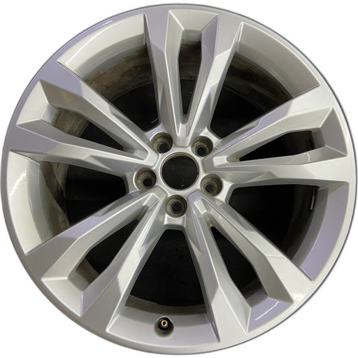 19" AUDI Q7 17 19x8.5, , V spoke Original OEM Wheel Rim - Front View