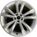 19" AUDI Q7 17 19x8.5, , V spoke Original OEM Wheel Rim - Front View