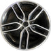 20" CORVETTE 15-19 rear, 20x10, black machined face Original OEM Wheel Rim - Front View
