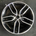 20" CORVETTE 15-19 rear, 20x10, black machined face Original OEM Wheel Rim - Angle View