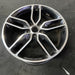 20" CORVETTE 15-19 rear, 20x10, black machined face Original OEM Wheel Rim - Close-Up Detail