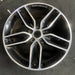 20" CORVETTE 15-19 rear, 20x10, black machined face Original OEM Wheel Rim - Angle View