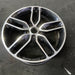20" CORVETTE 15-19 rear, 20x10, black machined face Original OEM Wheel Rim - Close-Up Detail
