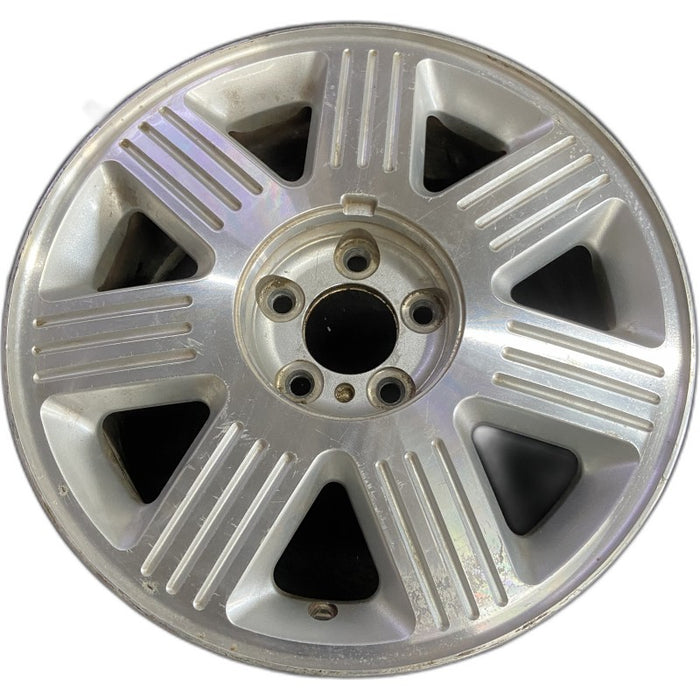 17" AVIATOR 03 17x7.5 aluminum 7 spoke machined Original OEM Wheel Rim - Front View