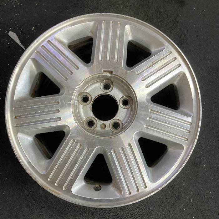 17" AVIATOR 03 17x7.5 aluminum 7 spoke machined Original OEM Wheel Rim - Front View