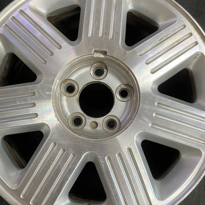 17" AVIATOR 03 17x7.5 aluminum 7 spoke machined Original OEM Wheel Rim - Angle View