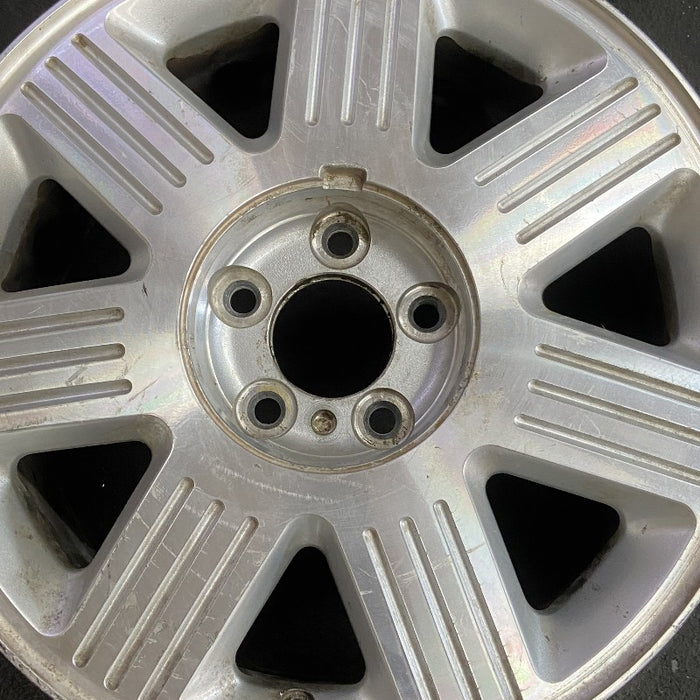 17" AVIATOR 03 17x7.5 aluminum 7 spoke machined Original OEM Wheel Rim - Angle View