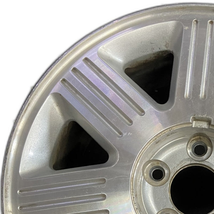 17" AVIATOR 03 17x7.5 aluminum 7 spoke machined Original OEM Wheel Rim - Angle View