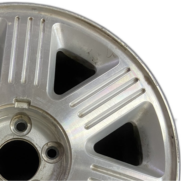 17" AVIATOR 03 17x7.5 aluminum 7 spoke machined Original OEM Wheel Rim - Side Profile
