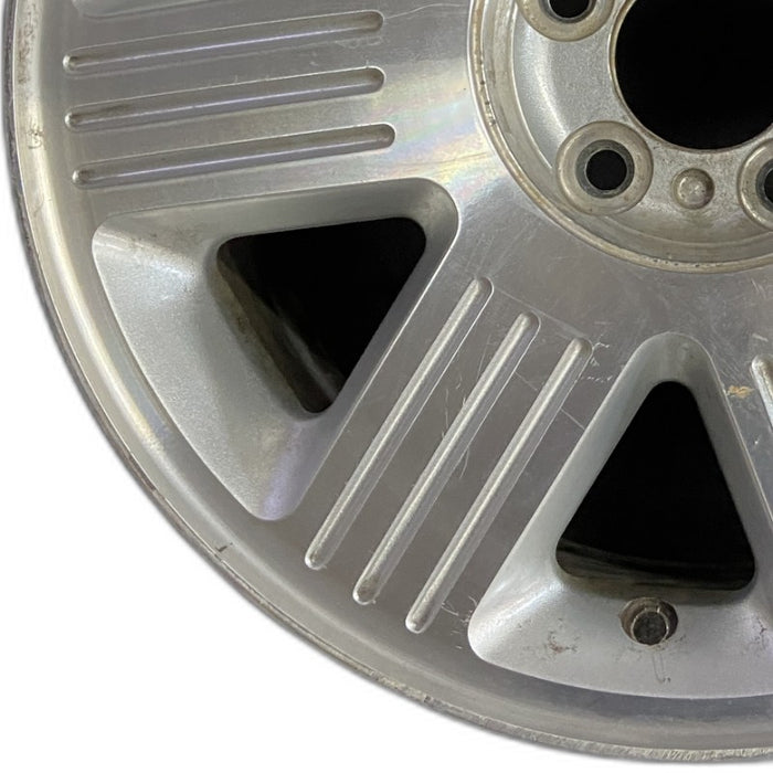 17" AVIATOR 03 17x7.5 aluminum 7 spoke machined Original OEM Wheel Rim - Back View