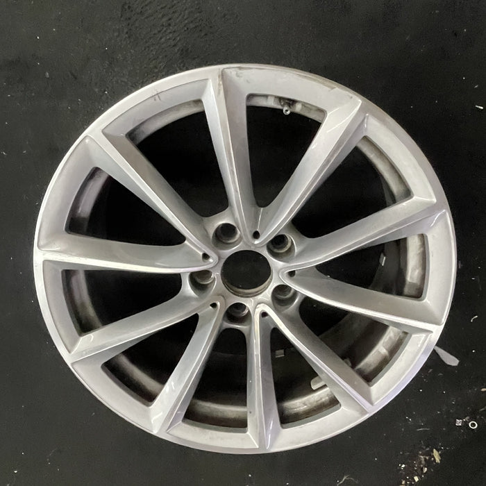 19" BMW Z4 09-16 19x8 , , V spoke Original OEM Wheel Rim - Side Profile
