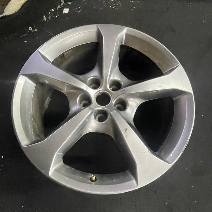 20" CAMARO 13-14 20x9 , , silver, opt R42, silver Original OEM Wheel Rim - Side Profile