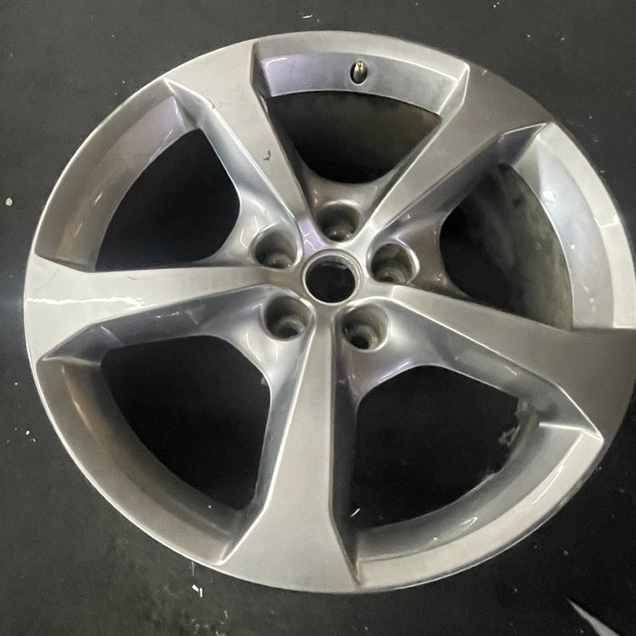 20" CAMARO 13-14 20x9 , , silver, opt R42, silver Original OEM Wheel Rim - Close-Up Detail
