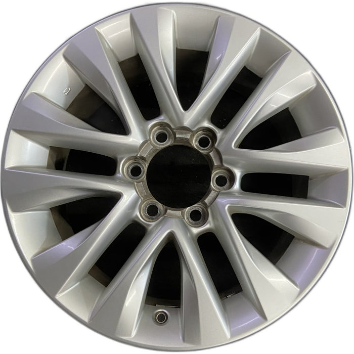 18" LEXUS GX460 14-17 18x7.5 alloy 6 spoke split spoke V spoke silver Original - Front View