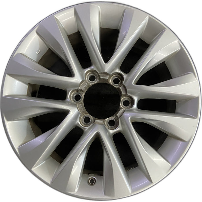 18" LEXUS GX460 14-17 , , split spoke , silver Original OEM Wheel Rim - Front View