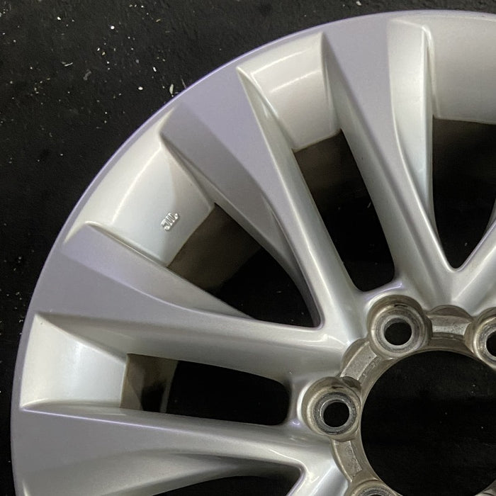 18" LEXUS GX460 14-17 18x7.5 alloy 6 spoke split spoke V spoke silver Original - Side Profile