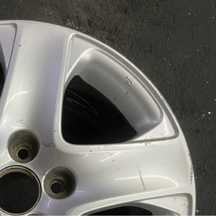 17" RL 05-08 17x8 alloy 5 spoke Asahi manufacturer Original OEM Wheel Rim - Close-Up Detail