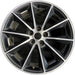 19" MUSTANG 15 19x8.5 , , straight spoke, machined face Original OEM Wheel Rim - Front View