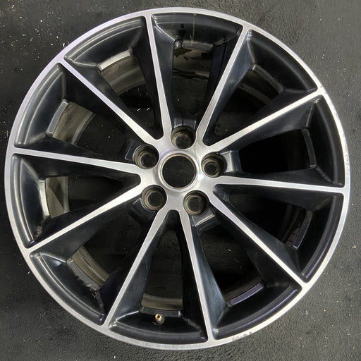 19" MUSTANG 15 19x8.5 , , straight spoke, machined face Original OEM Wheel Rim - Additional View