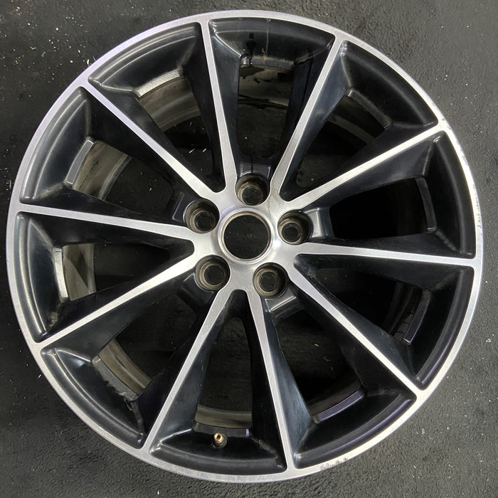 19" MUSTANG 15 19x8.5 , , straight spoke, machined face Original OEM Wheel Rim - Additional View
