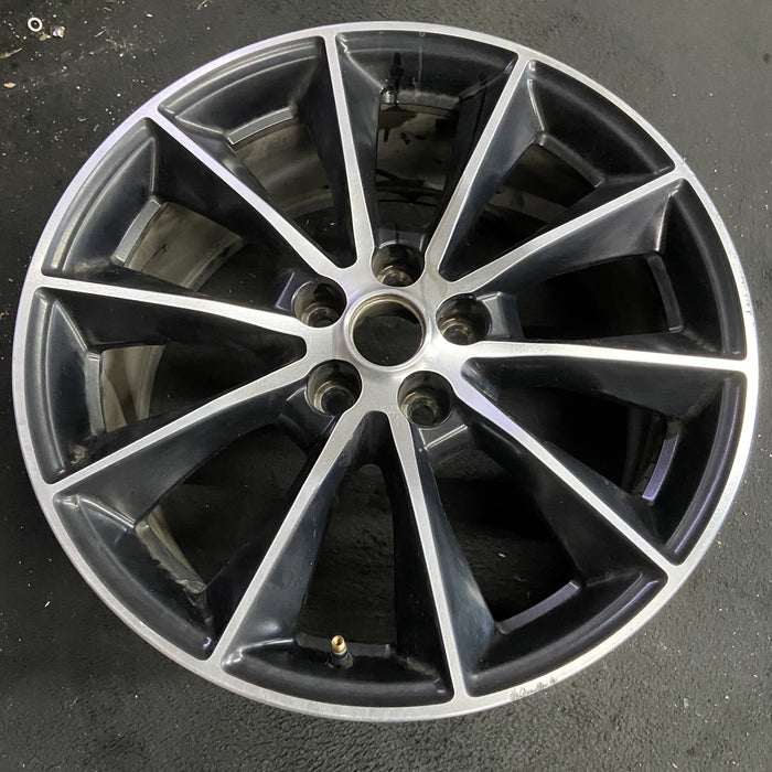 19" MUSTANG 15 19x8.5 , , straight spoke, machined face Original OEM Wheel Rim - View 7