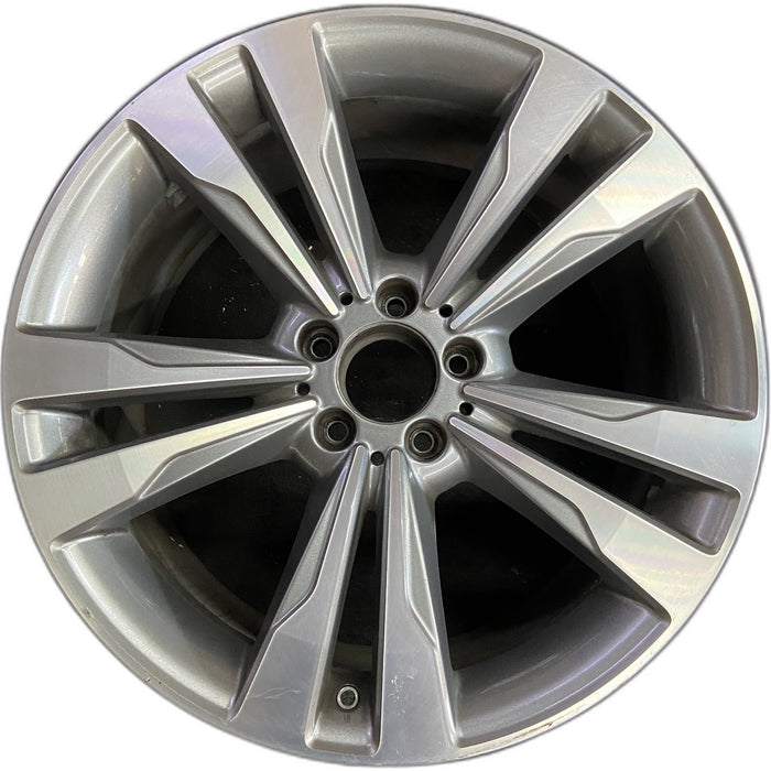 19" MERCEDES S-CLASS 14 222 Type; S550, 19x9.5 , wide spokes Original OEM Wheel - Front View