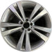 19" MERCEDES S-CLASS 14 222 Type; S550, 19x9.5 , wide spokes Original OEM Wheel - Front View