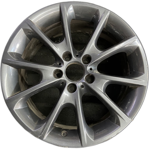 18" BMW 320i 16-17 18x8.5 , , V spoke Original OEM Wheel Rim - Front View