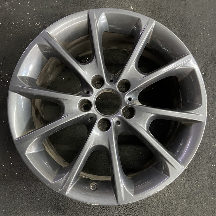 18" BMW 320i 16-17 18x8.5 , , V spoke Original OEM Wheel Rim - Angle View