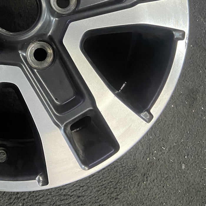 16" PROMASTER 1500 VAN 23-24 16x6 aluminum machined face with pockets Original - Back View