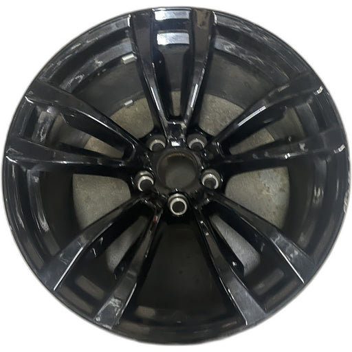 20" BMW X5 14-18 20x10 , 5 spoke, V spoke, flat spoke, black Original OEM Wheel - Front View