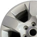 18" DODGE 1500 PICKUP 19 6 lug 18x8 aluminum 5 spoke opt WBB Original OEM Wheel - Angle View
