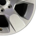 18" DODGE 1500 PICKUP 19 6 lug 18x8 aluminum 5 spoke opt WBB Original OEM Wheel - Close-Up Detail