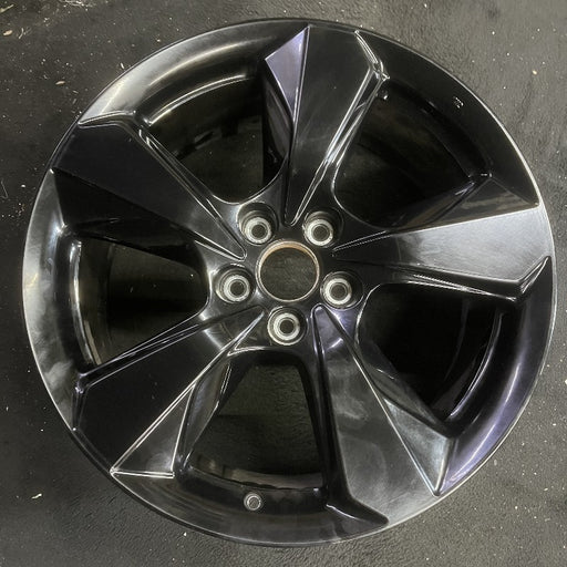20" PASSPORT 19-20 20x8.5 5 spoke black Original OEM Wheel Rim - Front View