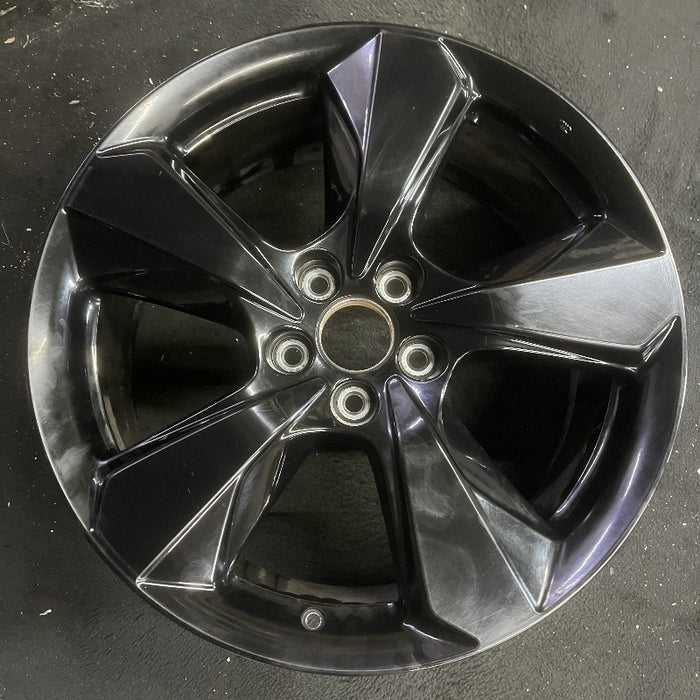 20" PASSPORT 19-20 20x8.5 5 spoke black Original OEM Wheel Rim - Front View