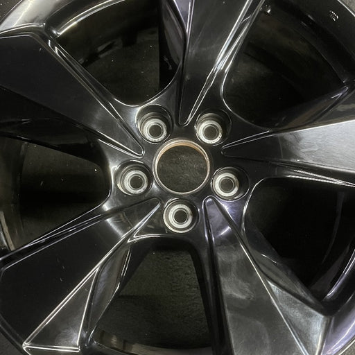 20" PASSPORT 19-20 20x8.5 5 spoke black Original OEM Wheel Rim - Angle View