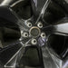 20" PASSPORT 19-20 20x8.5 5 spoke black Original OEM Wheel Rim - Angle View