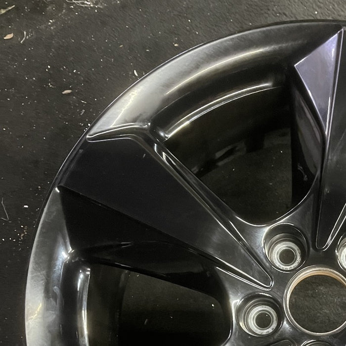 20" PASSPORT 19-20 20x8.5 5 spoke black Original OEM Wheel Rim - Side Profile