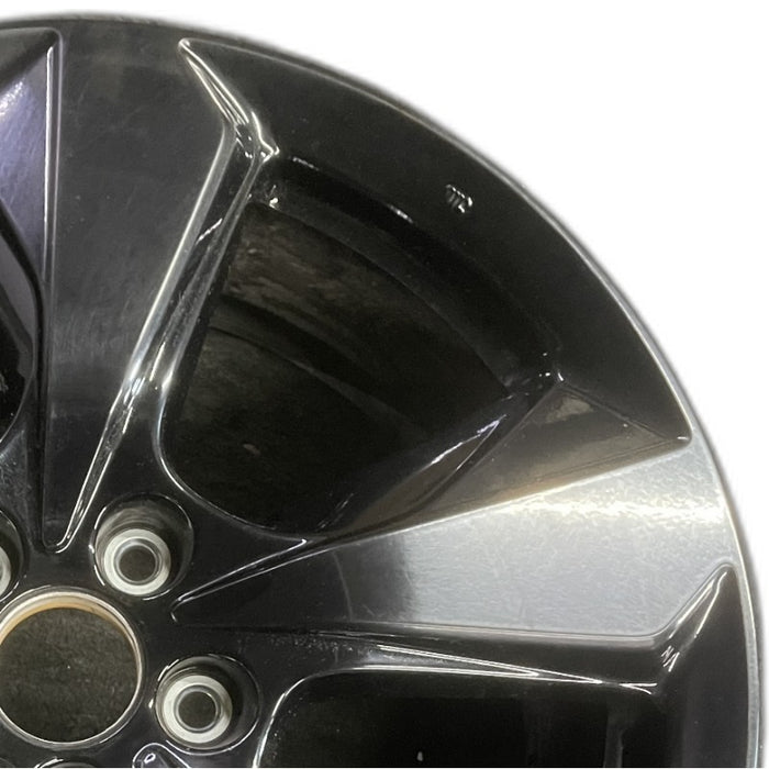 20" PASSPORT 19-20 20x8.5 5 spoke black Original OEM Wheel Rim - Side Profile