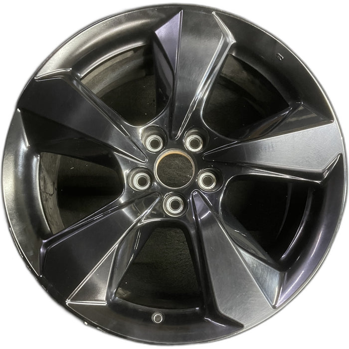 20" PASSPORT 19-20 20x8.5, , black Original OEM Wheel Rim - Front View