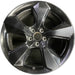 20" PASSPORT 19-20 20x8.5, , black Original OEM Wheel Rim - Front View