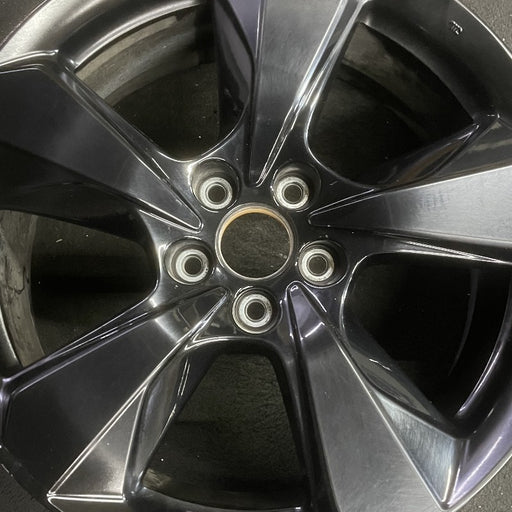 20" PASSPORT 19-20 20x8.5 5 spoke black Original OEM Wheel Rim - Angle View