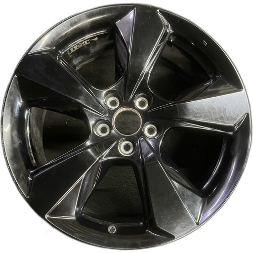 20" PASSPORT 19-20 20x8.5 5 spoke black Original OEM Wheel Rim - Front View
