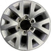 16" TACOMA 16 16x7 alloy 6 spoke V spoke silver Original OEM Wheel Rim - Front View
